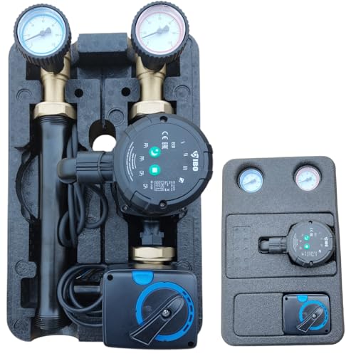 PAG Turbo GmbH® - IBO Pumpengruppe Beta 2 mit 3 Wege Mischer + Stellmotor Heizkreisset Heizkreis Pumpenstation von PAG Turbo GmbH