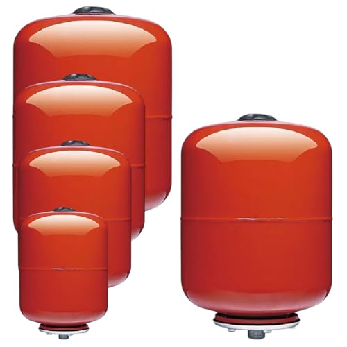 PAG Turbo GmbH® - Ausdehnungsgefäß 5 Liter mit Membrane Druckausdehnungsgefäß 3/4" Heizung Zentralheizung Arbeitsdruck 8 bar Membranausdehnungsgefäß Expansionsbehälter (Rot, 5 Liter) von PAG Turbo GmbH