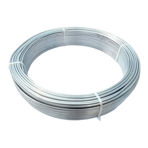 PAG Turbo GmbH® - Blitzschutz Blitzableiter Material, Tiefenerder, Φ8 Aluminium Draht, Halter, Klemmen, Verbinder (Aluminium Draht Φ8mm Meterware) von PAG Turbo GmbH