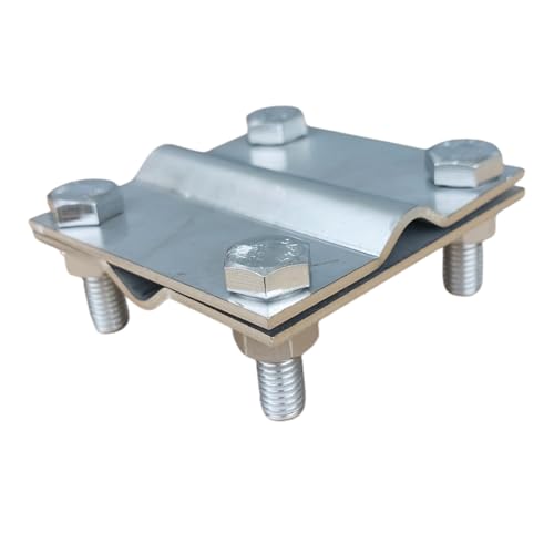 PAG Turbo GmbH® - Blitzschutz Blitzableiter Material, Tiefenerder, Φ8 Aluminium Draht, Halter, Klemmen, Verbinder und viel mehr (Kreuzverbinder 8-10mm Edelstahl) Art. Nr. BS50 von PAG Turbo GmbH