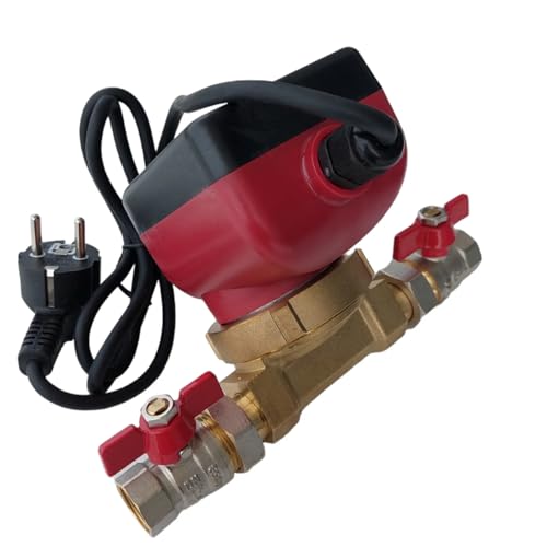 PAG Turbo GmbH - Zirkulationspumpe CPE 15-15 Brauchwasserpumpe 1/2" Umwälzpumpe Trinkwasser optional 2x Kugelventile (PAG -CPE 15-15 + 2x Ventile) von PAG Turbo GmbH