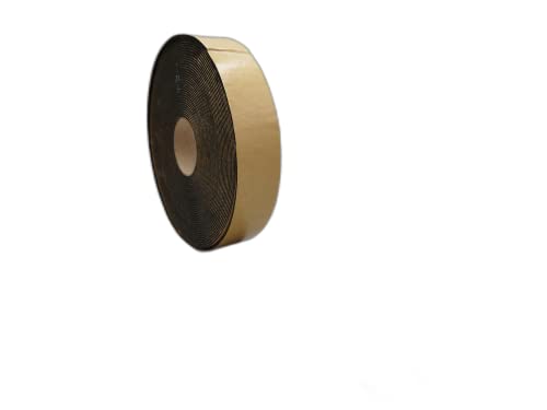 Bautenschutzmatte Gummi I Gummigranulat I Gummi Pad I Unterlage Terrasse I Rolle von 20m I Stärke 3mm (Gummi Selbstklebend, 20mx4cmx3mm) von PAGA