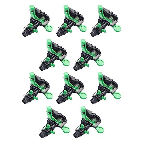 PAGJHRFJG 10X Garten Rasen Werkzeuge Der Bewaesserung Haltbarer Sprinkler Im Garten Rotierende Spruehduese Tropfer Von Bewaesserung Der Pflanze Sprinkler von PAGJHRFJG