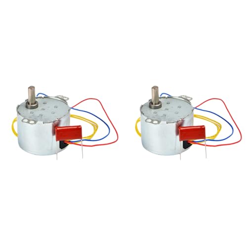 PAGJHRFJG 2X Synchron Motor 2,5 Min 8 W 50-KTYZ AC 220 V Permanent Magnet Synchron Getriebe Motor von PAGJHRFJG
