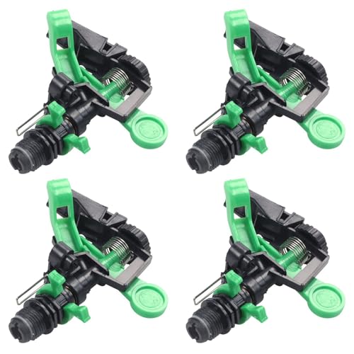 PAGJHRFJG 4X Garten Rasen Werkzeuge der Bewaesserung Haltbarer Sprinkler im Garten Rotierende Spruehduese Tropfer Von Bewaesserung der Pflanze Sprinkler von PAGJHRFJG