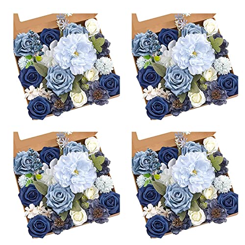 PAGJHRFJG 4X Gefälschte Staubige Blaue Pfingstrosen Blumen Kombination für DIY Hochzeits Brautsträuße Mittel Stücke Heimdekorationen PAGJHRFJG 4X Gefälschte Staubige Blaue Pfingstrosen Blumen Kombination für DIY Hochzeits Brautsträuße Mittel Stücke Heimdekorationen von PAGJHRFJG