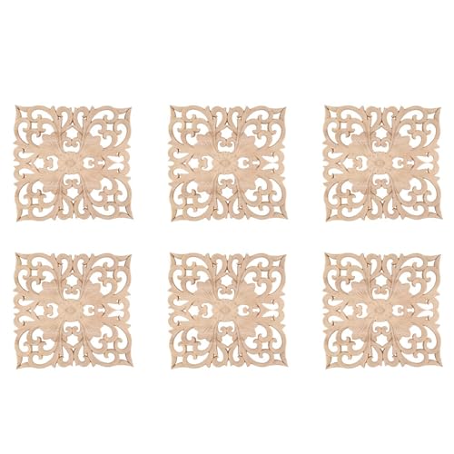 PAGJHRFJG 6X Hölzerne Abziehbild Versorgung im Europaeischen Stil Applique Echtholz Schnitzen Zubehör und Einzelhandel. Holzschnitzerei 20x20x1Cm PAGJHRFJG 6X Hölzerne Abziehbild Versorgung im Europaeischen Stil Applique Echtholz Schnitzen Zubehör und Einzelhandel. Holzschnitzerei 20x20x1Cm von PAGJHRFJG