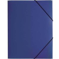 Gummizugmappe 21613-07 din A4 pp 3Klappen blau - Pagna von PAGNA