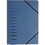Ordnungsmappe PAGNA 24007-02 Pressspan Gummiband 23 (B) x 0,3 (T) x 32 (H) cm Blau von PAGNA
