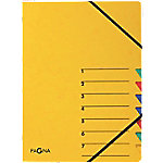 PAGNA Easy Ordnungsmappe 24061-05 DIN A4 Karton Gummiband 24 (B) x 0,4 (T) x 32 (H) cm Gelb von PAGNA