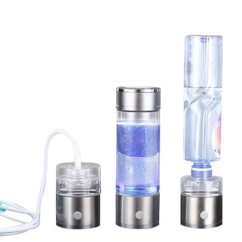 PAHION 3-in-1-Ionisator Für Wasserstoffreiches Wasser Tragbarer Molekularer Wasserstoff-Wasserflaschen-Generator SPE-Technologie 3 Minuten Wasserstoffkonzentration 2000PPB von PAHION