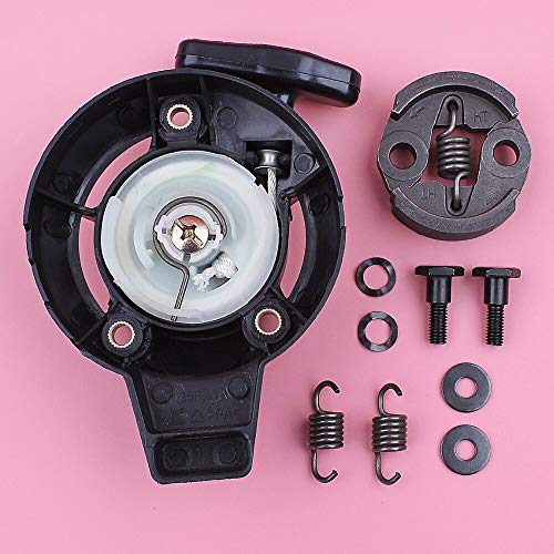Zubehör Rückstoß-Zugstarter für kompatibel mit Honda GX25 GX 25 28400-Z0H-315 Kupplungsschraube Unterlegscheibe Feder 4-Takt-Rasenmäher-Motor-Ersatzteil von PAIHUIART