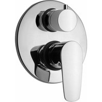 2-Wege-Einbaubrausemischer mit Umsteller und Einbaukörper inklusive Paini Parallel 47CR6911 Chrom 2-Wege-Einbaubrausemischer mit Umsteller und Einbaukörper inklusive Paini Parallel 47CR6911 Chrom von PAINI FRANCE