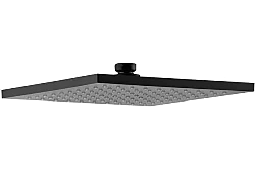 Paini 50YO759TCASQ Quadratischer Duschkopf 200 mm in mattem Schwarz von Paini