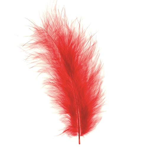 NEU Create It Easy Marabu-Federn ca.15cm, 15 Stück, 2g, rot von PAINT IT EASY