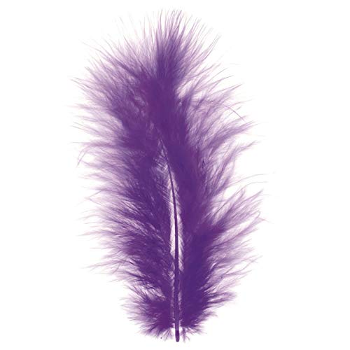 NEU Create It Easy Marabu-Federn ca.15cm, 15 Stück, 2g, violett von PAINT IT EASY