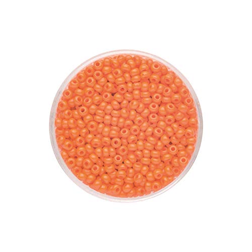 NEU Create it Easy Rocailles Indianerperlen 2,6 mm, 17g, satt orange von PAINT IT EASY