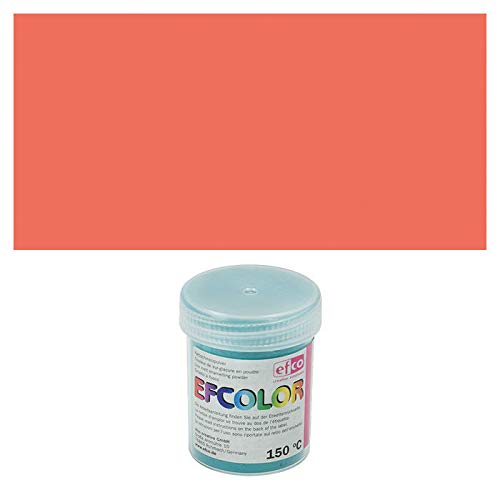 NEU Efcolor, Farbschmelzpulver, 25 ml, Farbe: Neon Orange von PAINT IT EASY