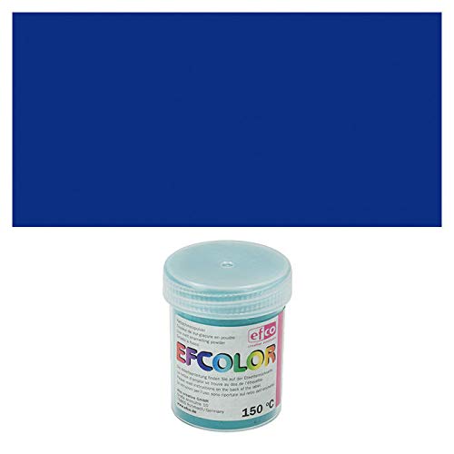 NEU Efcolor, Farbschmelzpulver, 25 ml, opak, Farbe: Dunkelblau von PAINT IT EASY