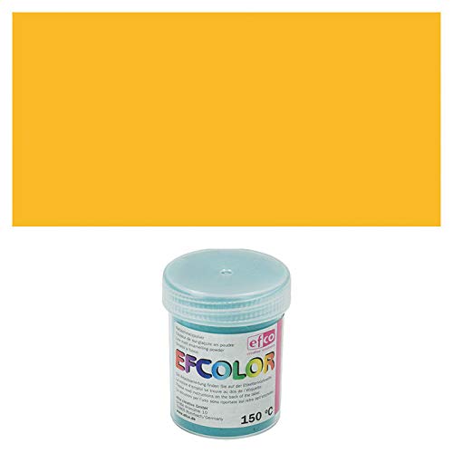 NEU Efcolor, Farbschmelzpulver, 25 ml, opak, Farbe: Gold-Gelb von PAINT IT EASY