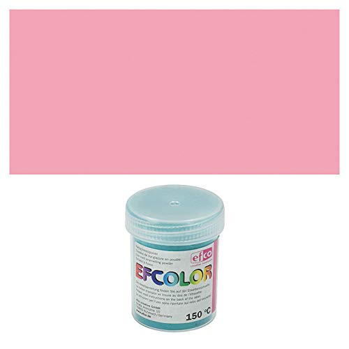 NEU Efcolor, Farbschmelzpulver, 25 ml, opak, Farbe: Rosa von PAINT IT EASY