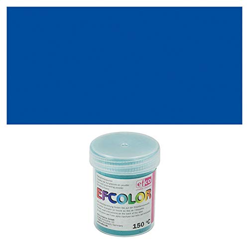 NEU Efcolor, Farbschmelzpulver, 25 ml, transparent, Farbe: Blau von PAINT IT EASY