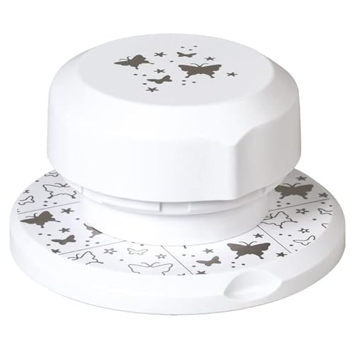 PAINT IT EASY Motivstanzer, Schmetterlinge, ca. 4cm, Weiß, Magnetisch, Spielend von PAINT IT EASY