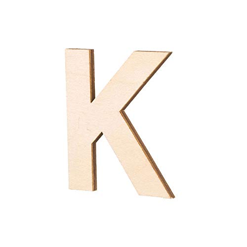 PAINT IT EASY Holz-Buchstabe K, Größe: ca. 80 x 5 mm, leichtes Holz, 1 Stück PAINT IT EASY Holz-Buchstabe K, Größe: ca. 80 x 5 mm, leichtes Holz, 1 Stück von PAINT IT EASY