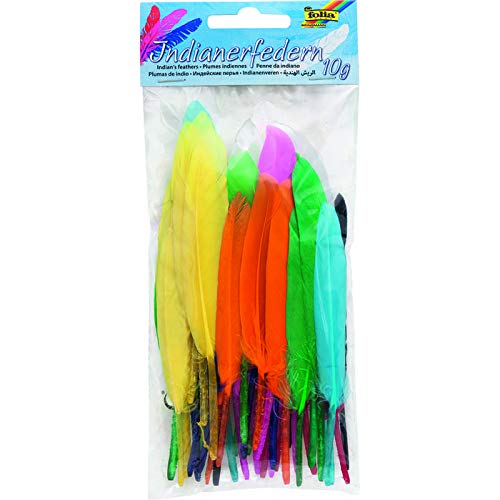 NEU Indianerfedern BUNT, 10 g, farbig sortiert NEU Indianerfedern BUNT, 10 g, farbig sortiert von PAINT IT EASY