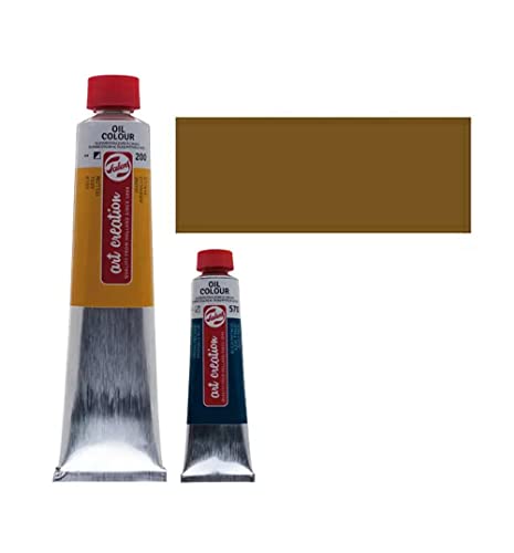 PAINT IT EASY Ölmalfarbe für Schule, Hobby & Kunst, 200ml, Siena Natur von PAINT IT EASY