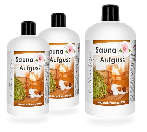 PAINTSYSTEMS REFINISH COLOURS Intensives Saunaduft Konzentrat - Vielfältige Aromen, Ätherische Öle, Eukalyptus & Lavendel, Entspannung pur (500ml, Rose) von PAINTSYSTEMS REFINISH COLOURS