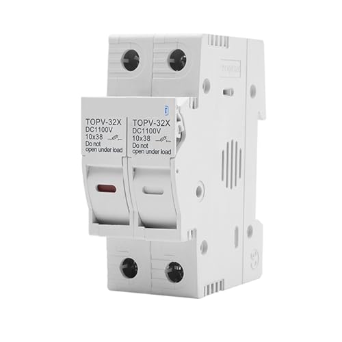 1PC 3P WITH LED 1100V DC Fuse Holder 10 * 38mm TOPV-32X PAJPXPCD(2P With LED) von PAJPXPCD