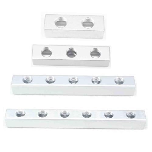 1pc 20x20mm 1/4" BSP 7 Ways Aluminum Pneumatic Fitting Manifold Block Splitter Air Water Gas Oil PAJPXPCD 1pc 20x20mm 1/4" BSP 7 Ways Aluminum Pneumatic Fitting Manifold Block Splitter Air Water Gas Oil PAJPXPCD von PAJPXPCD