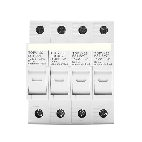 1pc 4P WITHOUT LED 1100V DC Fuse Holder 10 * 38mm High Voltage PV TOPV-32X PAJPXPCD 1pc 4P WITHOUT LED 1100V DC Fuse Holder 10 * 38mm High Voltage PV TOPV-32X PAJPXPCD von PAJPXPCD