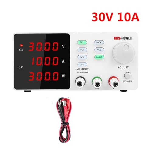 PAKLIF 3 0V 10A. Präzision Einstellbarer digital programmierbarer Laborschalter DC Stromversorgung 60V Stromstabilisator USB Beschützen(30v 10a) von PAKLIF
