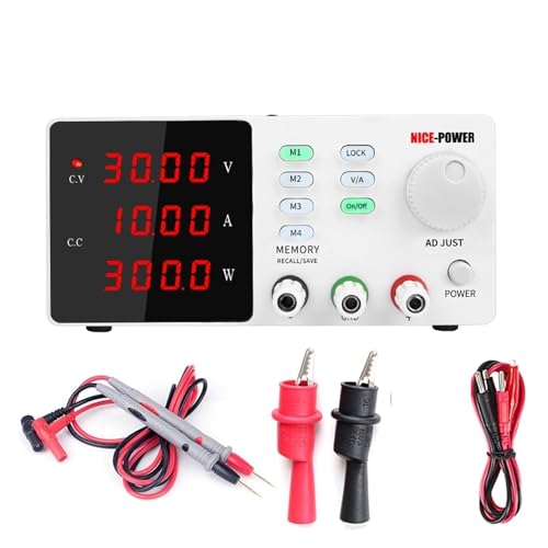 PAKLIF 3 0V 10A. Präzision Einstellbarer digital programmierbarer Laborschalter DC Stromversorgung 60V Stromstabilisator USB Beschützen(30v 10a GJ) von PAKLIF