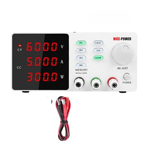 PAKLIF 3 0V 10A. Präzision Einstellbarer digital programmierbarer Laborschalter DC Stromversorgung 60V Stromstabilisator USB Beschützen(60V 5A) von PAKLIF