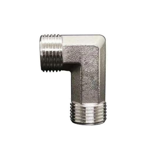 201 Stainless Steel Elbow 1/2" BSPP Male Reduce Pipe Fitting Adapter Coupling Connector 201 Stainless Steel Elbow 1/2" BSPP Male Reduce Pipe Fitting Adapter Coupling Connector von PAKMEZ