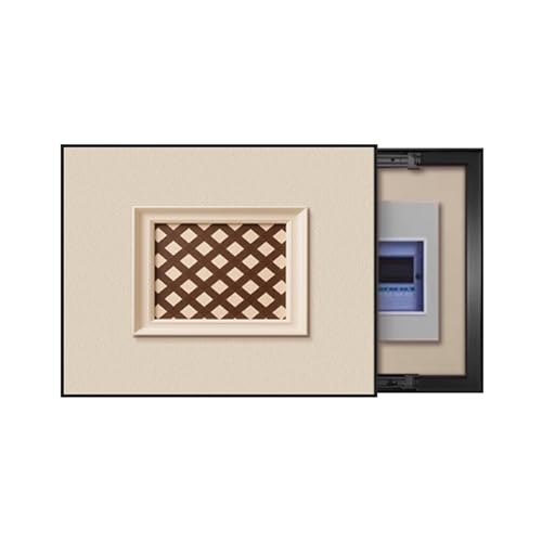 Elektrokasten Tarnbild, Motiv Kreativ Dekoratives Bild des, Flip Cover Design, versteckt Gemälde, Für Büro Esszimmer Heimdekoration, Einfach zu Installierende(Black 1,50 * 40cm/19 * 15in) von PAKMEZ