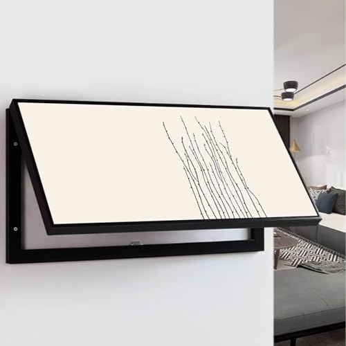 Generisch Sicherungskasten Abdeckung Stromverteiler, Flip Cover Design, Anschlusskasten Dauerhafte Wandabdeckung, Für Büro Esszimmer Heimdekoration(Black 1,100 * 50cm/39 * 19in) von PAKMEZ