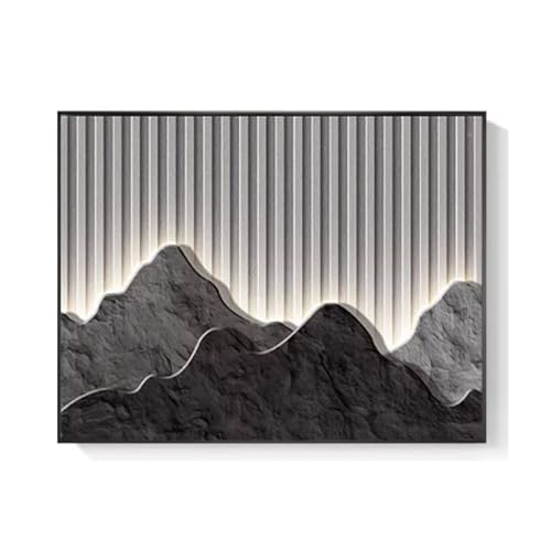 Generisch Sicherungskasten Abdeckung Stromverteiler, Kreativ Dekoratives Abnehmbar Modern, Scharnier Abdeckung, Für Büro Esszimmer Heimdekoration(Black 4,40 * 30cm/15 * 11in) von PAKMEZ