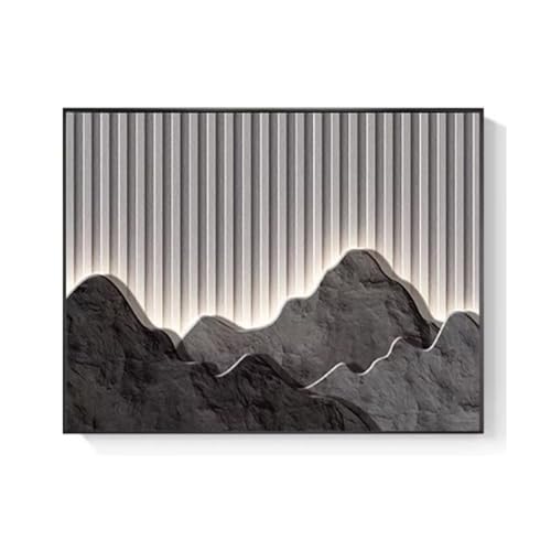 Generisch Sicherungskasten Abdeckung Stromverteiler, Kreativ Dekoratives Abnehmbar Modern, Scharnier Abdeckung, Für Büro Esszimmer Heimdekoration(Black 6,45 * 35cm/17 * 13in) von PAKMEZ