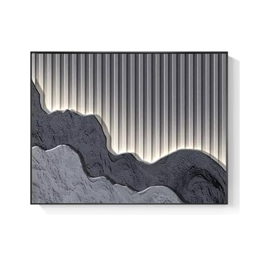 Generisch Sicherungskasten Abdeckung Stromverteiler, Kreativ Dekoratives Abnehmbar Modern, Scharnier Abdeckung, Für Büro Esszimmer Heimdekoration(Black 8,45 * 35cm/17 * 13in) von PAKMEZ