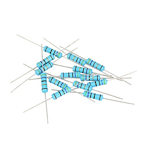 PAKMEZ 20 Stück 2 W Metallschichtwiderstand, Fester Widerstand mit 1 Prozent Toleranz, for elektronische Projekte und Experimente (Color : 1kohm) von PAKMEZ