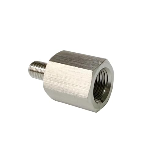 PAKMEZ M12x1.75 Female to M8x1.25 Male 304 Stainless Steel High Pressure Pipe Fitting Adapter PAKMEZ M12x1.75 Female to M8x1.25 Male 304 Stainless Steel High Pressure Pipe Fitting Adapter von PAKMEZ