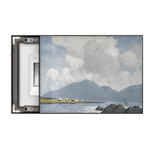 RobustWeg StromzäHler Box Dekoration, Sicherungskasten Abdeckung Schrank, Innen Elektrischer ZäHler Abdeckung, Flip Cover Design, Für Büro Esszimmer Heimdekoration(Black 1,60 * 50cm/23 * 19in) von PAKMEZ