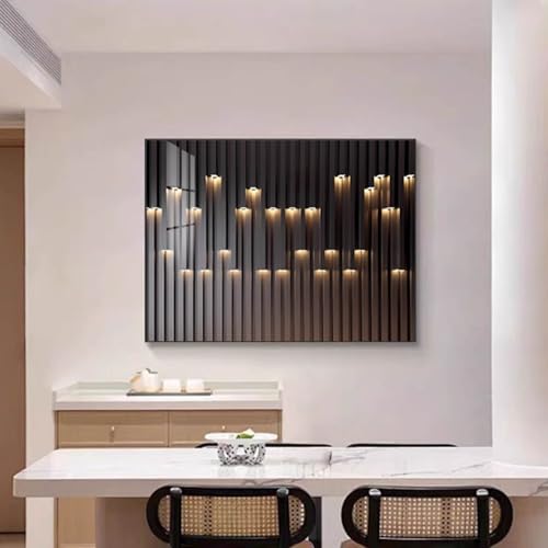 RobustWeg StromzäHler Box Dekoration, mit hydraulischen Stangenstützen, Aluminiumrahmen Wohnzimmer Flur, Für Büro Esszimmer Heimdekoration, Ideal für Ihr Zuhause(Black 1,45 * 35cm/17 * 13in) von PAKMEZ