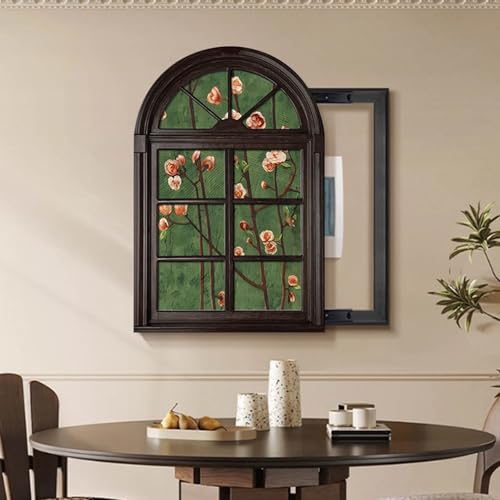 Sicherungskasten Abdeckung Schrank, Aluminiumrahmen, Einfach zu Installierende Abdeckung für Schalttafeln, Motiv Kreativ Dekoratives Bild Des(Black 5,59 * 88cm/23 * 34in) von PAKMEZ