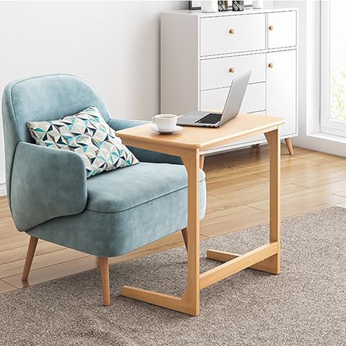 Über-Betttisch Beistelltische fürs Wohnzimmer, Vielseitig Platzsparend, Perfekte Ergonomie, Vintagebraun, für Sofa, Bett oder Büro, Kleiner Schreibtisch(Wood) von PAKMEZ