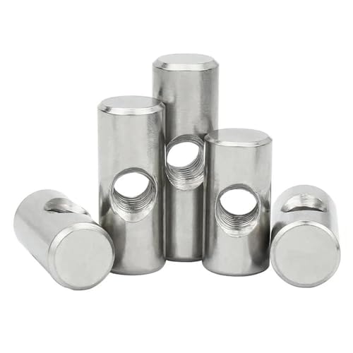 Zylindermutter M4-m6 Zylinderstift Kreuzloch Hammer eingebettete Mutter, 5 Stück, M4X16mm Zylindermutter M4-m6 Zylinderstift Kreuzloch Hammer eingebettete Mutter, 5 Stück, M4X16mm von PAKMEZ